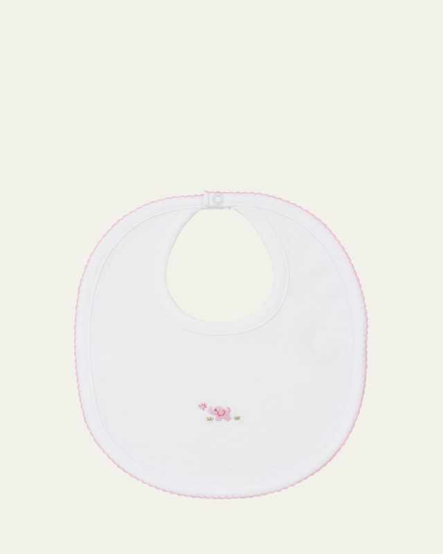 Girl's Premier Elephant Empire Embroidered Bib